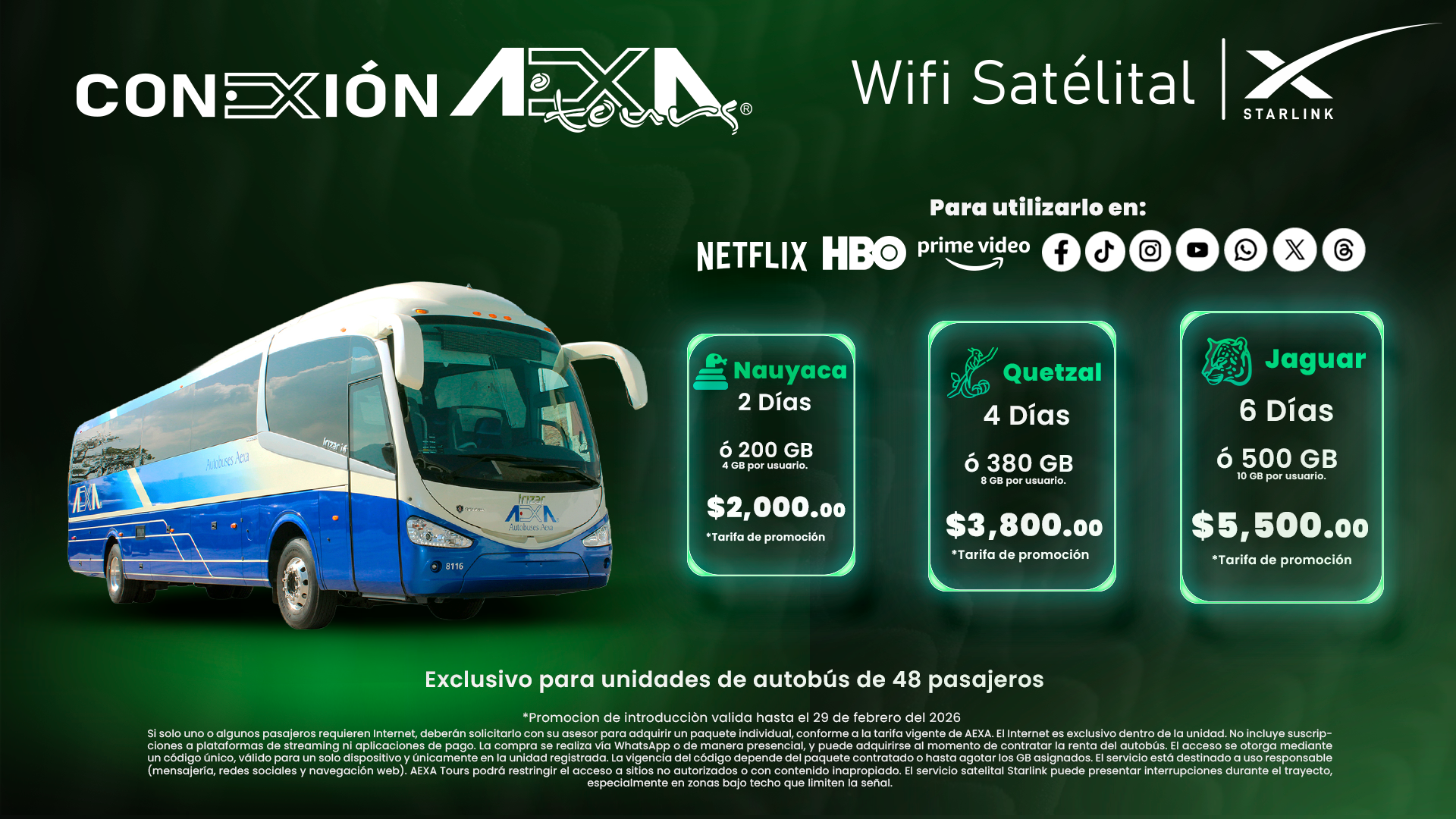 AEXA Tours — Naturaleza que nos distingue